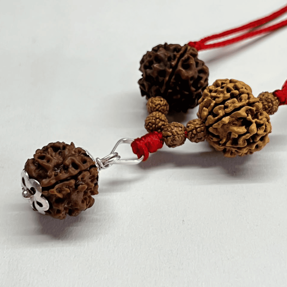 Migraine Relief Kavach (1+5+9 Mukhi Rudraksha)