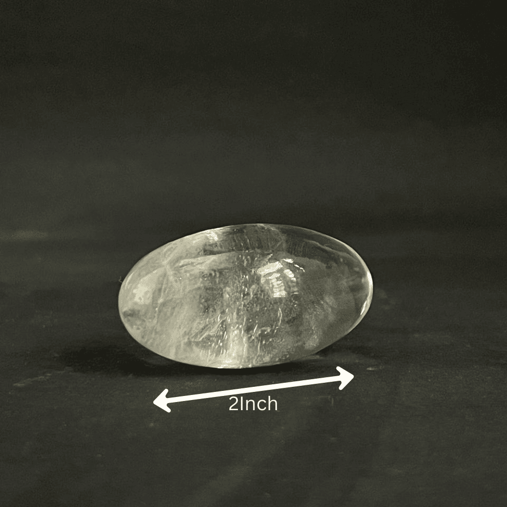 Sphatik Lingam (55gm-85% Clearity)