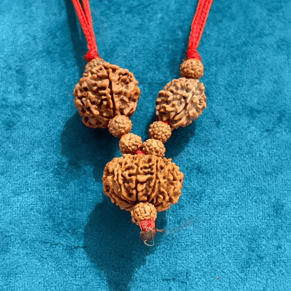 Stress Anxiety Kavach (2+5+10 Mukhi Rudraksha)