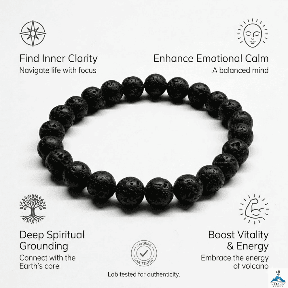 Lava stone bracelet