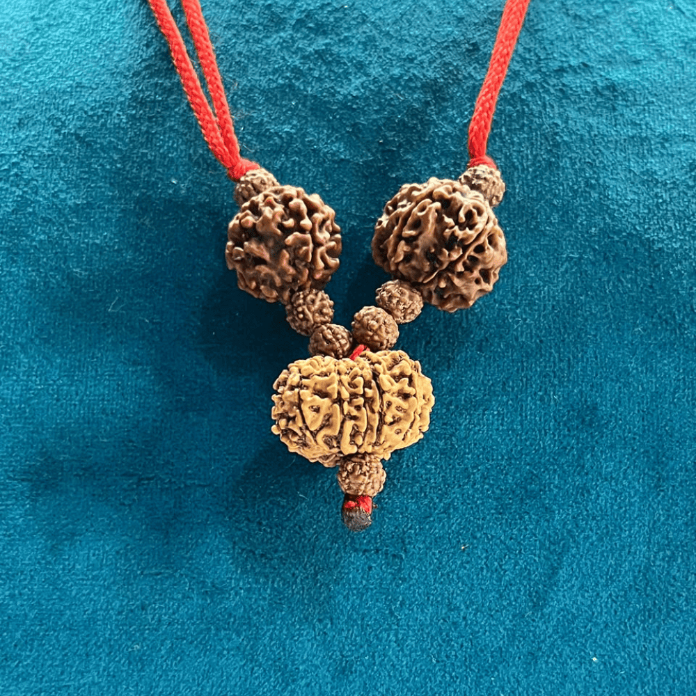 Mangal Dosh Nivaran Kavach (3+6+11 Mukhi Rudraksha)