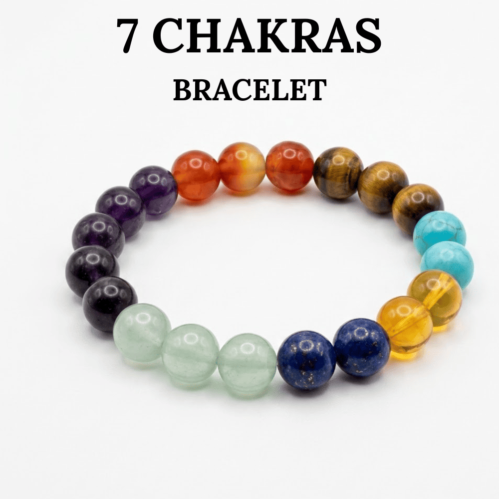 7 Chakra Bracelet- 10mm