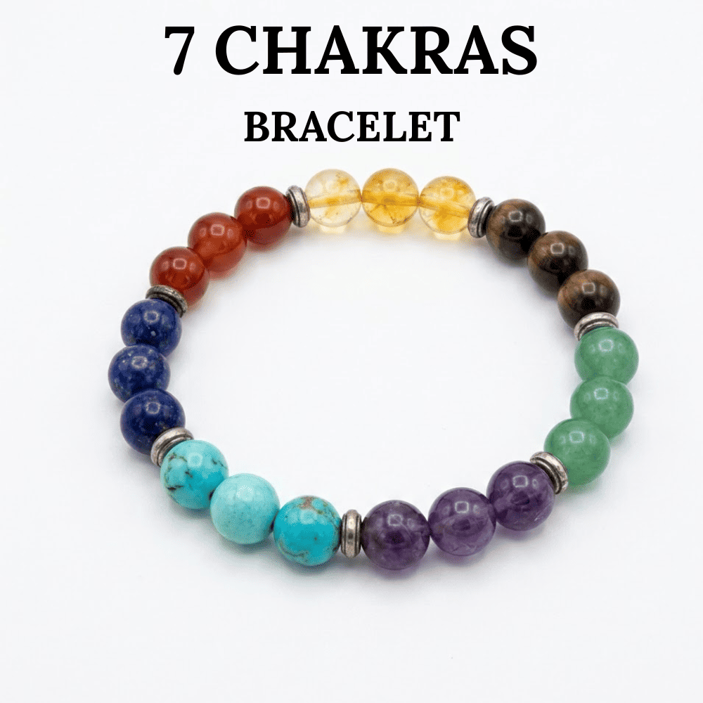 7 Chakra Bracelet- 8mm