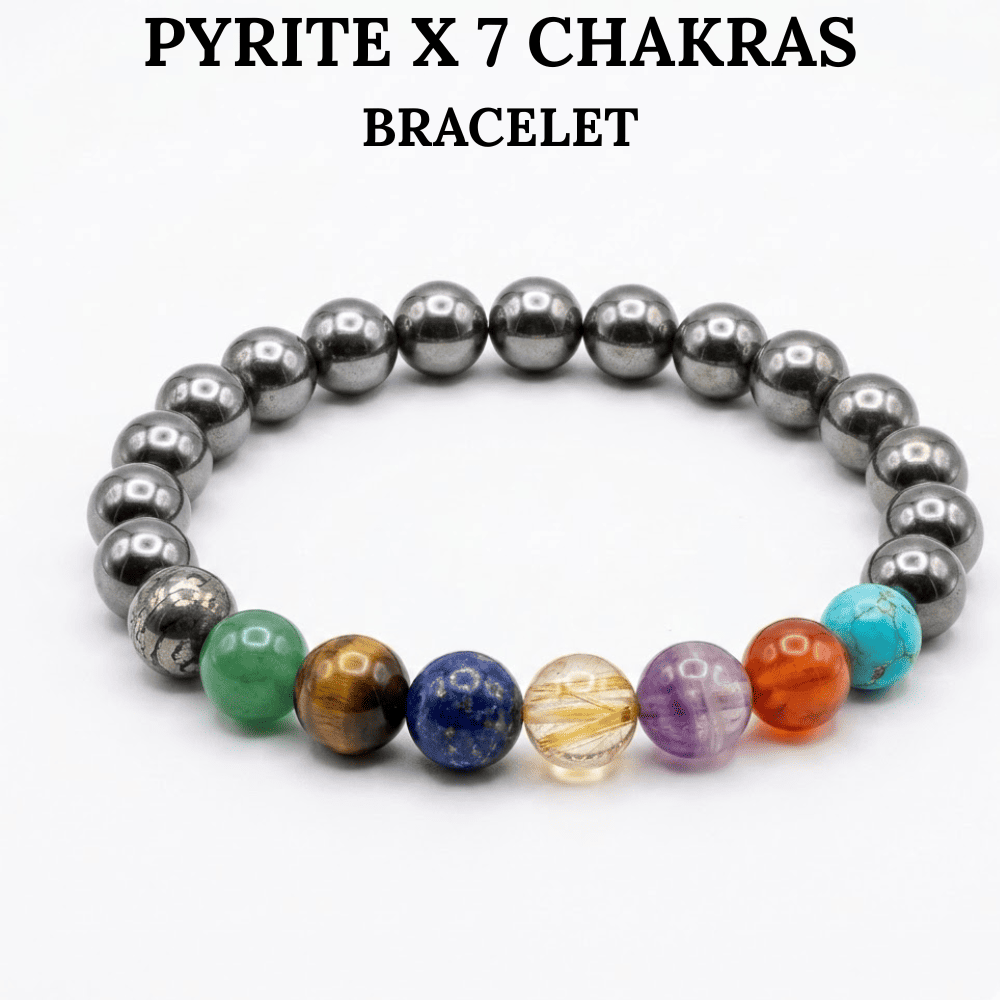 Pyrite 7Chakra Bracelet