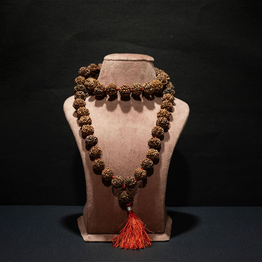 7 Mukhi Nepal Rudraksha Mala - Power Combination