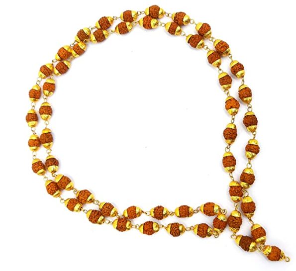 Rudraksha Mala in Panchdhaatu